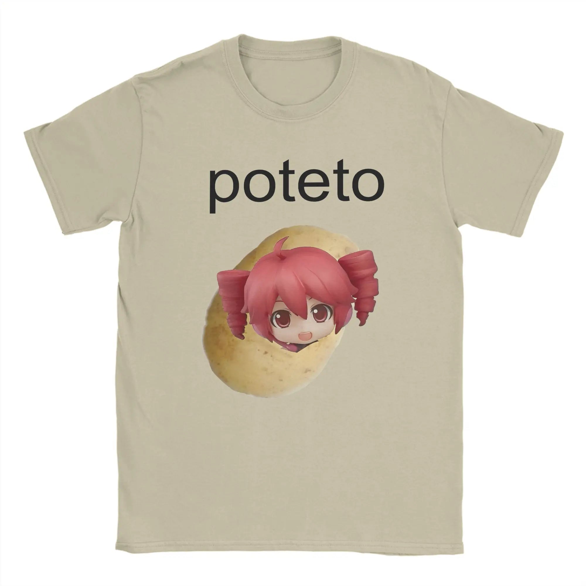 Fashion Kasane Teto T-Shirt for Men Crewneck T Shirt Funny Cute Short Sleeve Tee Shirt Original Clothing