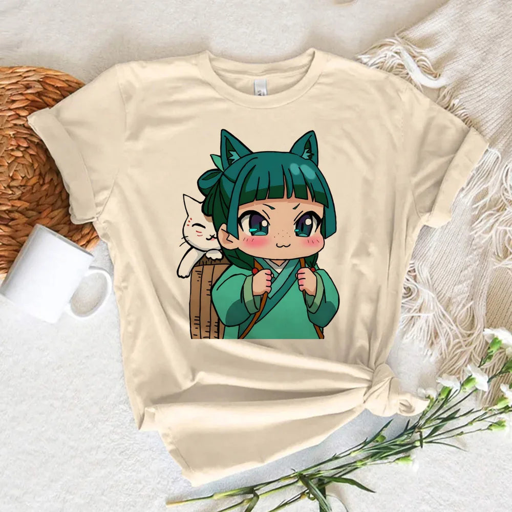 the Apothecary Diaries tshirt female streetwear Digital Classic t-shirt korean clothes Graphic women Pastel Classic University