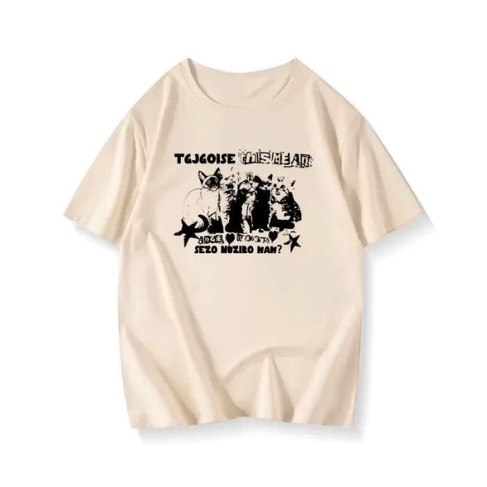 Retro Design Women's Summer T-shirt Short Sleeve Trendy Round Neck Top Casual Streetwear Comfortable Summer Fashion Clothing