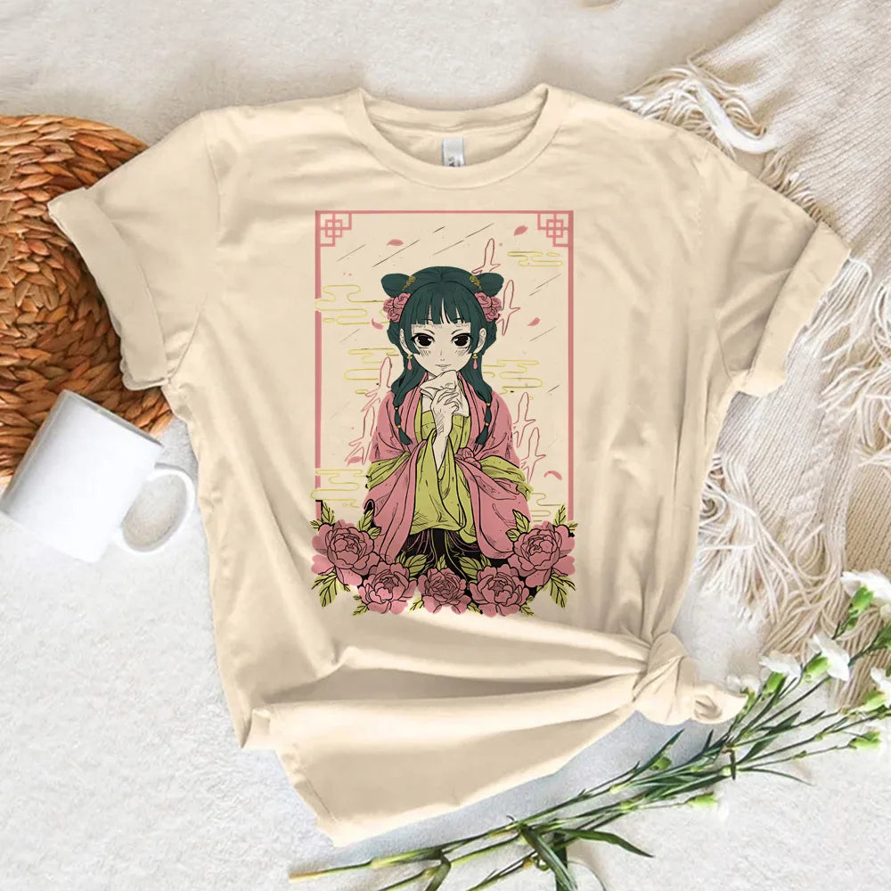 the Apothecary Diaries tshirt female streetwear Digital Classic t-shirt korean clothes Graphic women Pastel Classic University