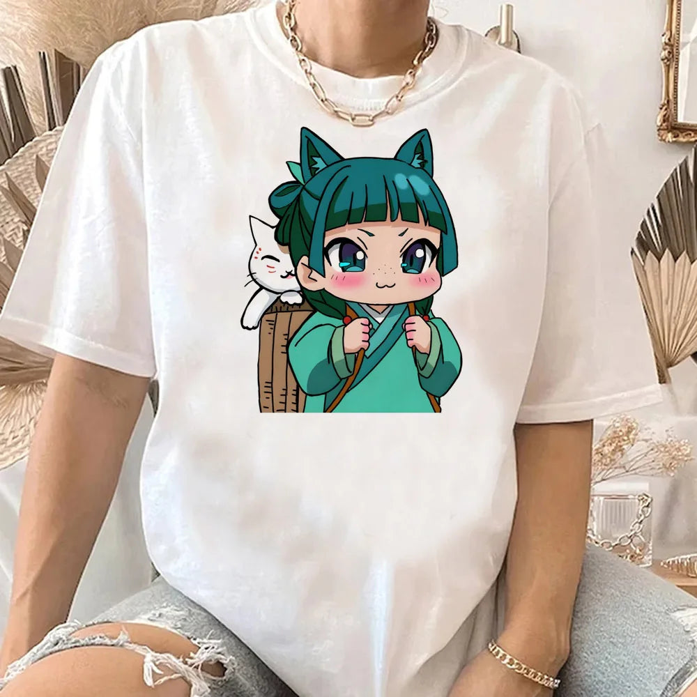 the Apothecary Diaries tshirt female streetwear Digital Classic t-shirt korean clothes Graphic women Pastel Classic University
