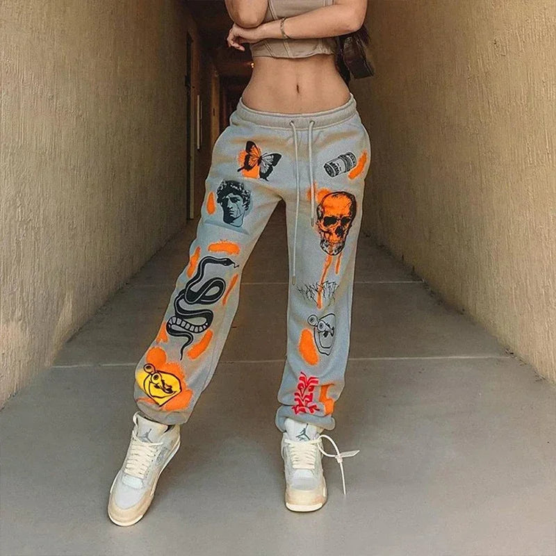 2026 Hot Sale Women's Sweatpants New Fashion Y2K Loose Drawstring Trousers Streetwear Female Home Outdoor Comfort Jogger Pants