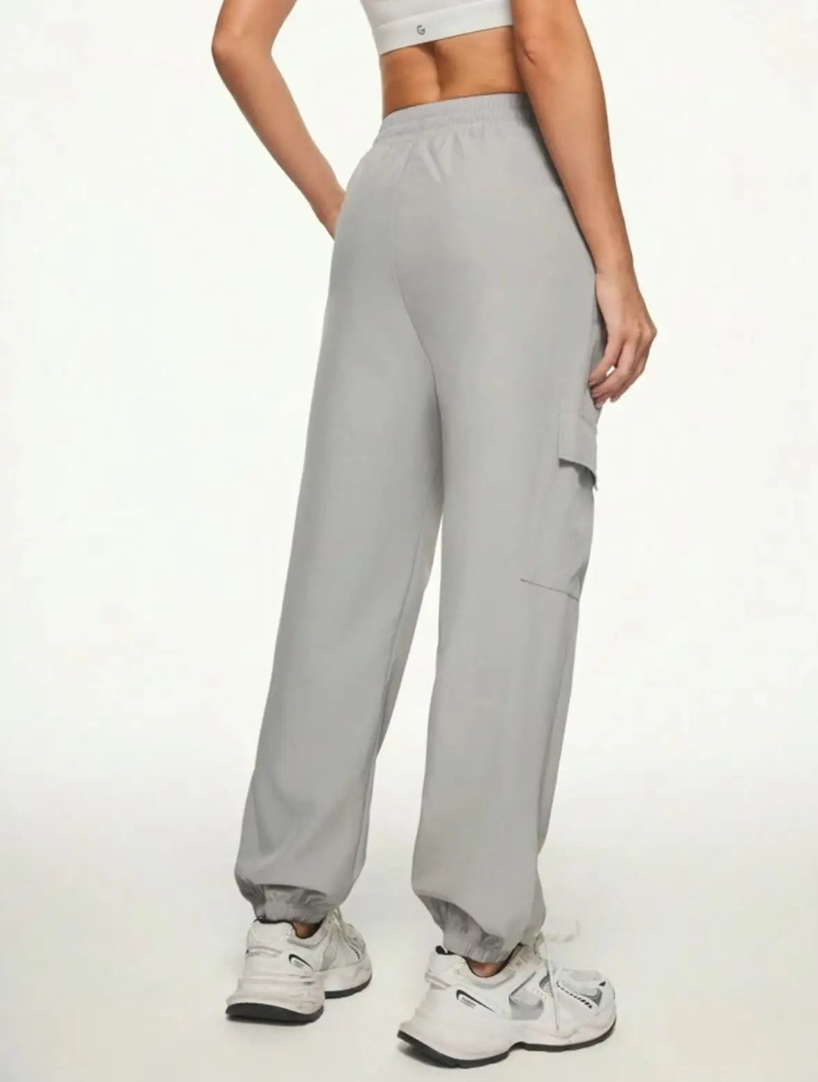 Women's Casual Sports Pants with Adjustable Drawstring Waist, Comfortable Fit, Suitable for Fitness, Home, and Outdoor Activities